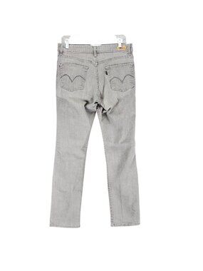 Levis Jeans Womens 10 Gray Stretch Denim Skinny